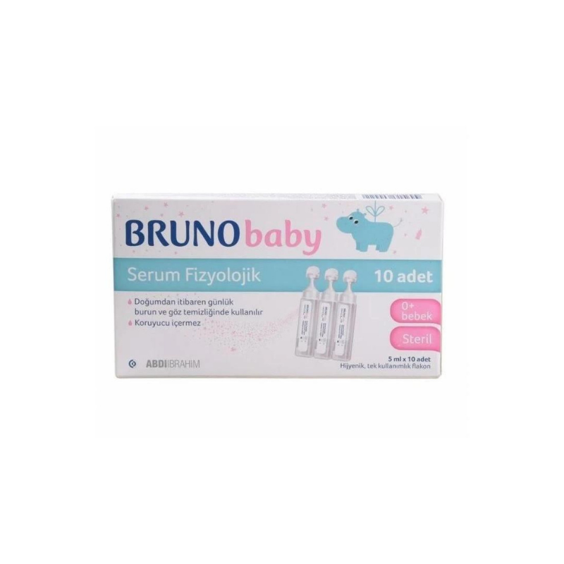Bruno Baby Serum Fizyolojik 5ml x 10 Flakon - Yeni ürünler - Diğer