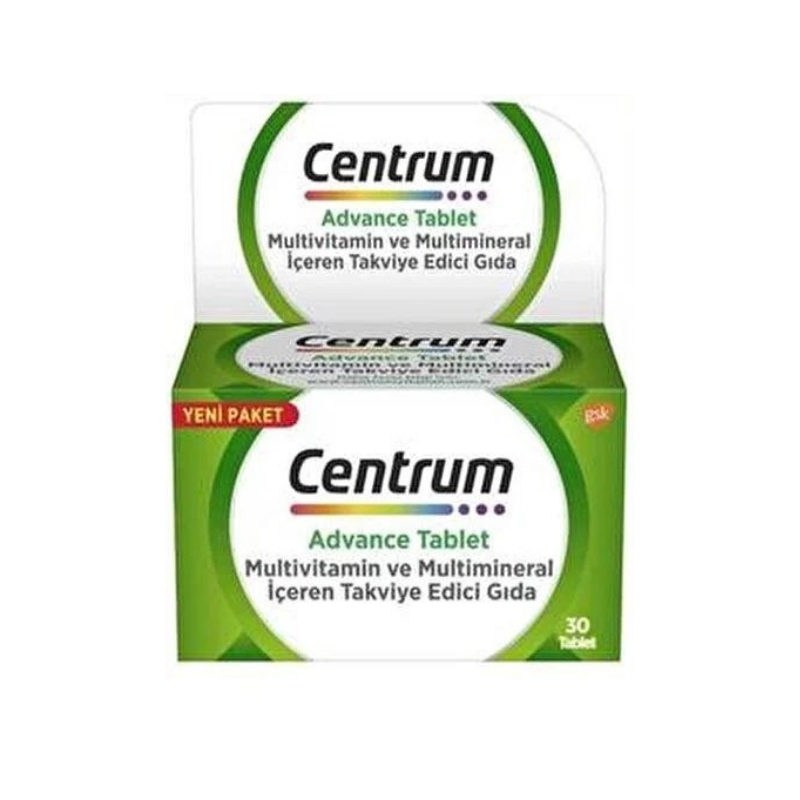 Centrum Advance Multivitamin ve Multimineral 30 Tablet - Vitamin-Mineral - Centrum