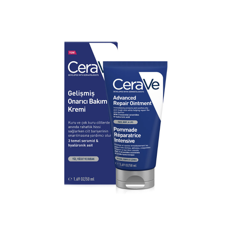 Cerave Advanced Onarıcı Bakım Kremi Yüz,Vücut ve Dudak 50 ml - Yeni ürünler - Diğer