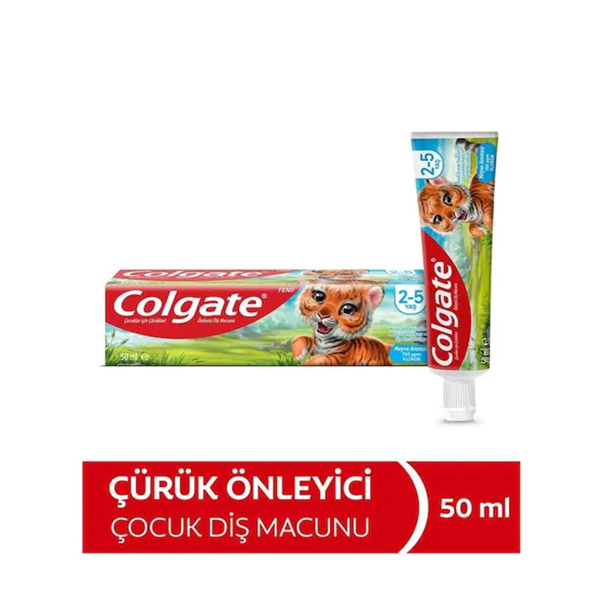 Colgate Diş Macunu 2-5 Yaş Meyve Aromalı 50 ml - DİŞ MACUNU - Colgate