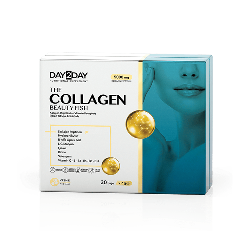 Day2Day The Collagen Beauty Fish Vişne Aromalı 30 Saşe - Yeni ürünler - Diğer
