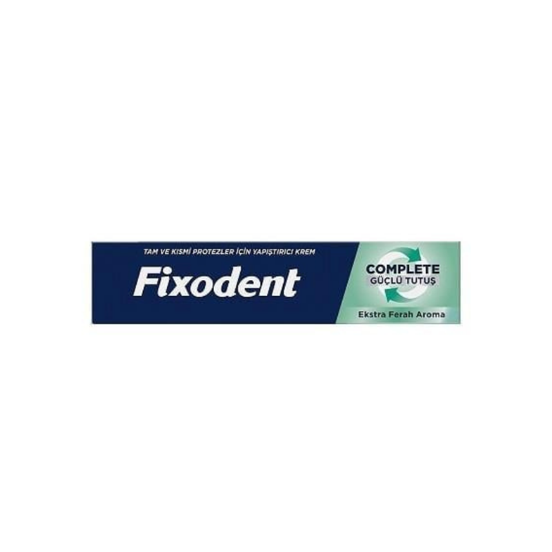 Fixodent Complete Ekstra Ferah Aroma Yapıştırıcı 47 gr - Protez Bakım - Fixodent