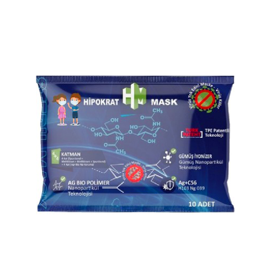 Hipokrat Çocuk Maske 10 adet - Yeni ürünler - 4