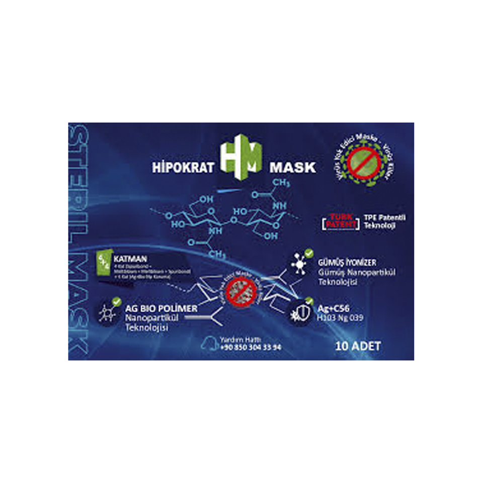 Hipokrat Maske 10 adet - Yeni ürünler - Diğer