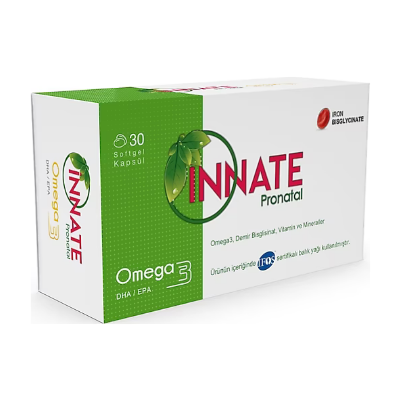 Innate Pronatal 30 Kapsül - Anne Besin Takviyesi - Neu Pharma