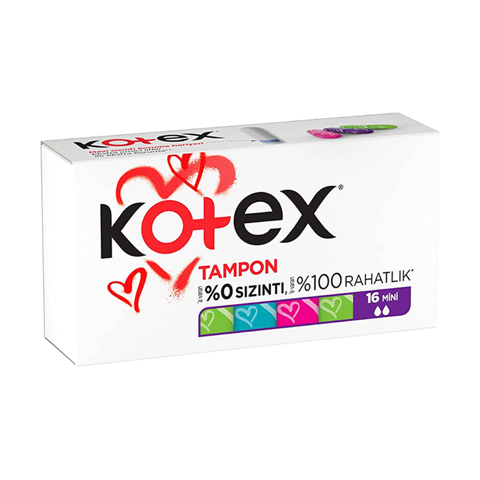Kotex Tampon 16 Mini - Hijyenik Bakım - Kotex