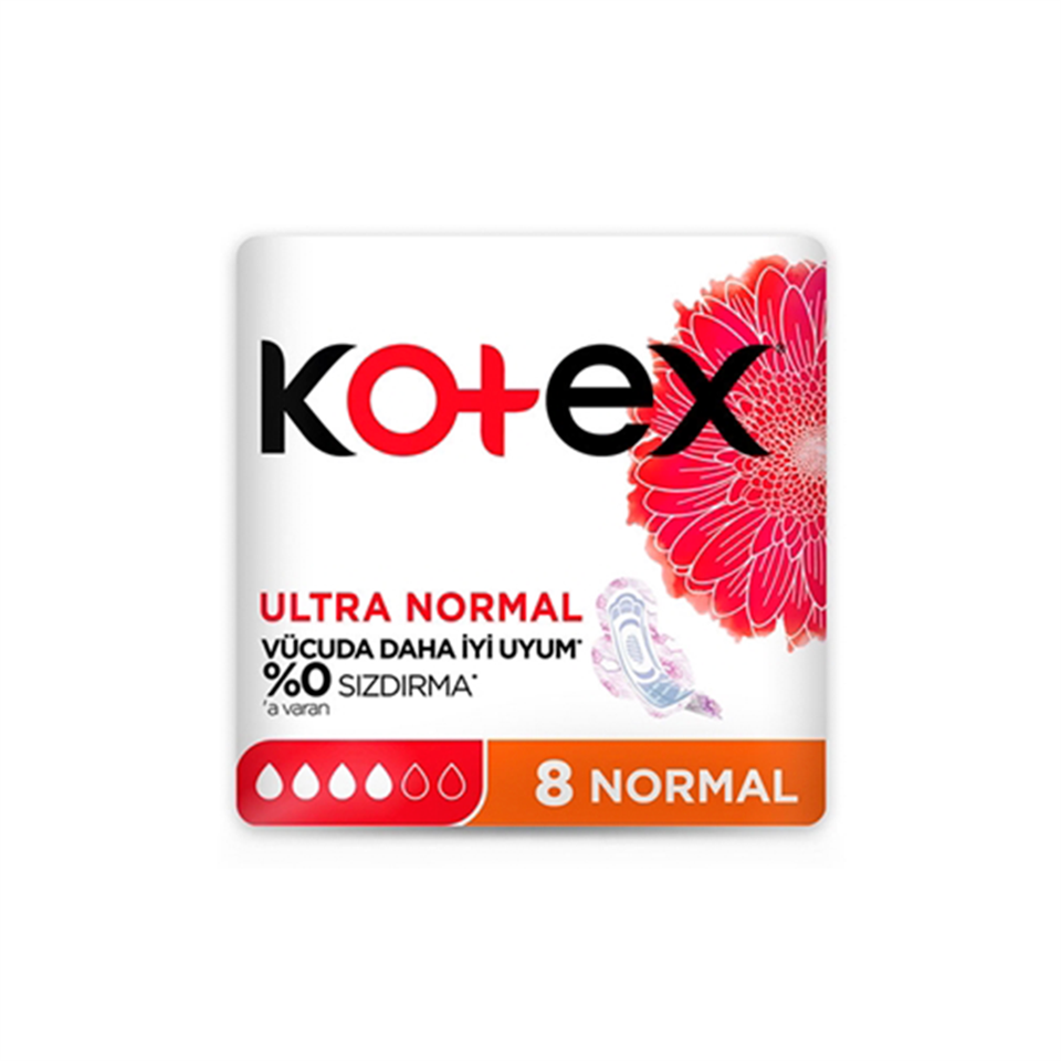 Kotex Ultra Normal Ped 8 Adet - Hijyenik Bakım - Kotex