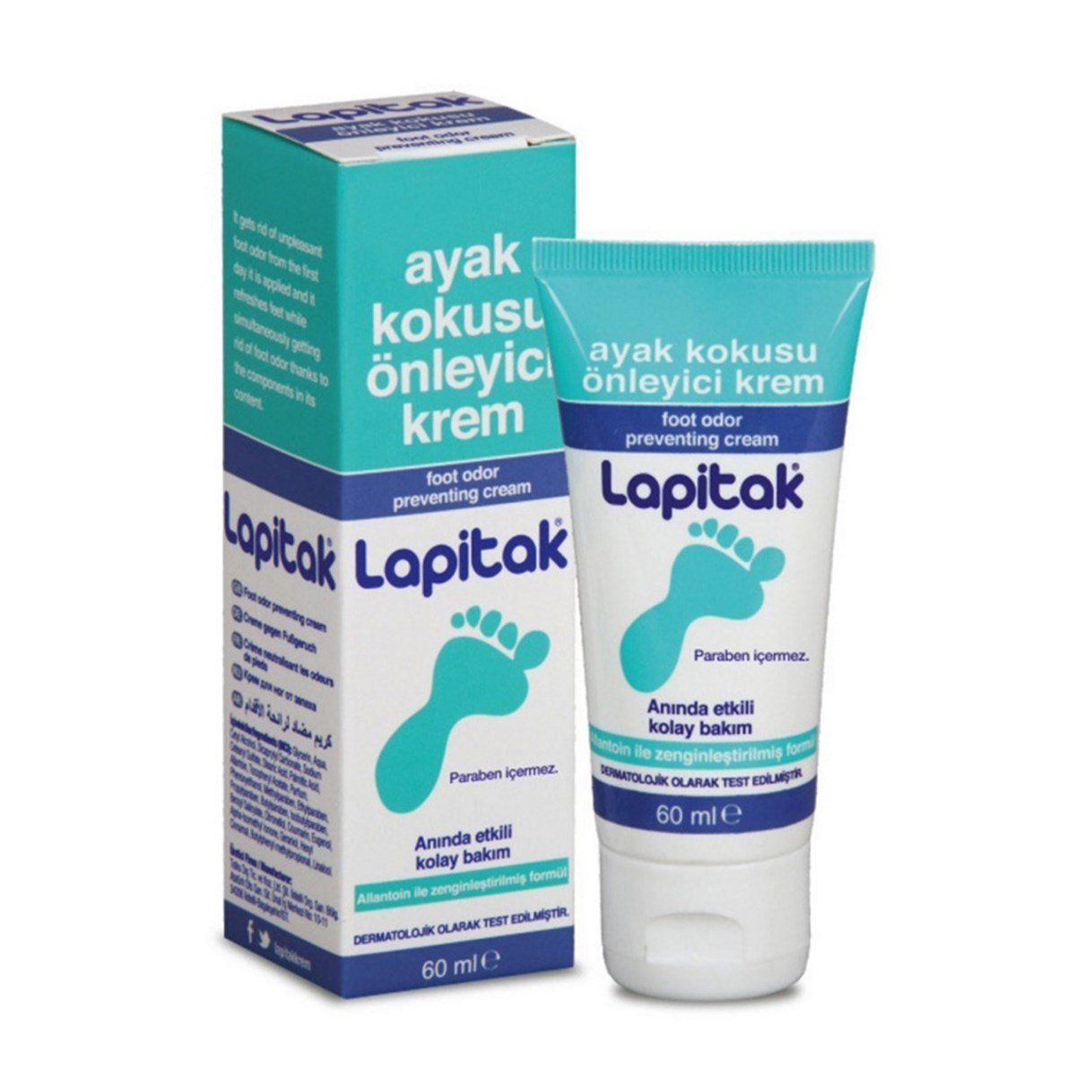 Lapitak Ayak Kokusu Önleyici Krem 60 ml - TÜM ÜRÜNLER - Lapitak