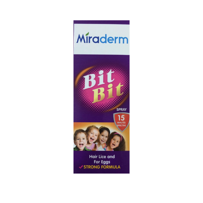 Miraderm BitBit Spreyi ve Tarak 100 ml - Böcek Kovucu - Miraderm