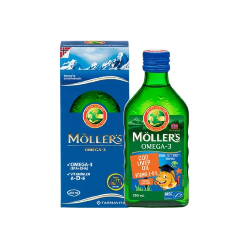 Möllers Omega 3 Balık Yağı Tutti Frutti Aromalı 250 ml - Yeni ürünler - Diğer