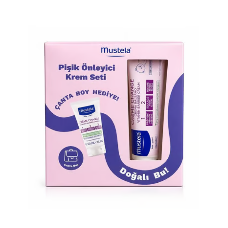 Mustela Pişik Önleyici Set 100 ml + 20 ml Çanta Boy Krem - Yeni ürünler - Diğer