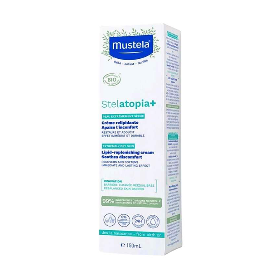 Mustela Stelatopia+ Lipit Yenileyici Krem 150 ml - Bebek Krem-Losyon - Mustela