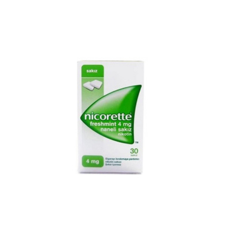 Nicorette Freshmint 4 mg 30 adet Naneli Sakız - Yeni ürünler - Diğer