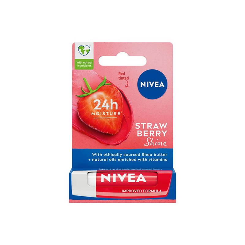 Nivea Lip Stick Çilek Aromalı 4,8 gr - Dudak Ürünleri - Nivea
