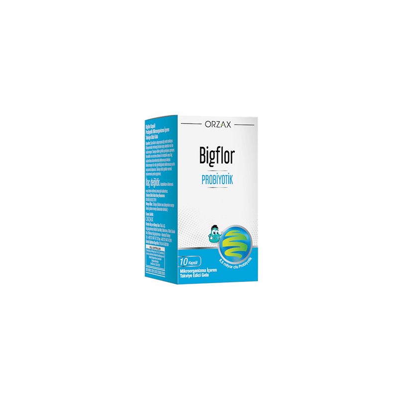 Orzax Bigflor Probiyotik 10 Kapsül - Probiyotik - Orzax