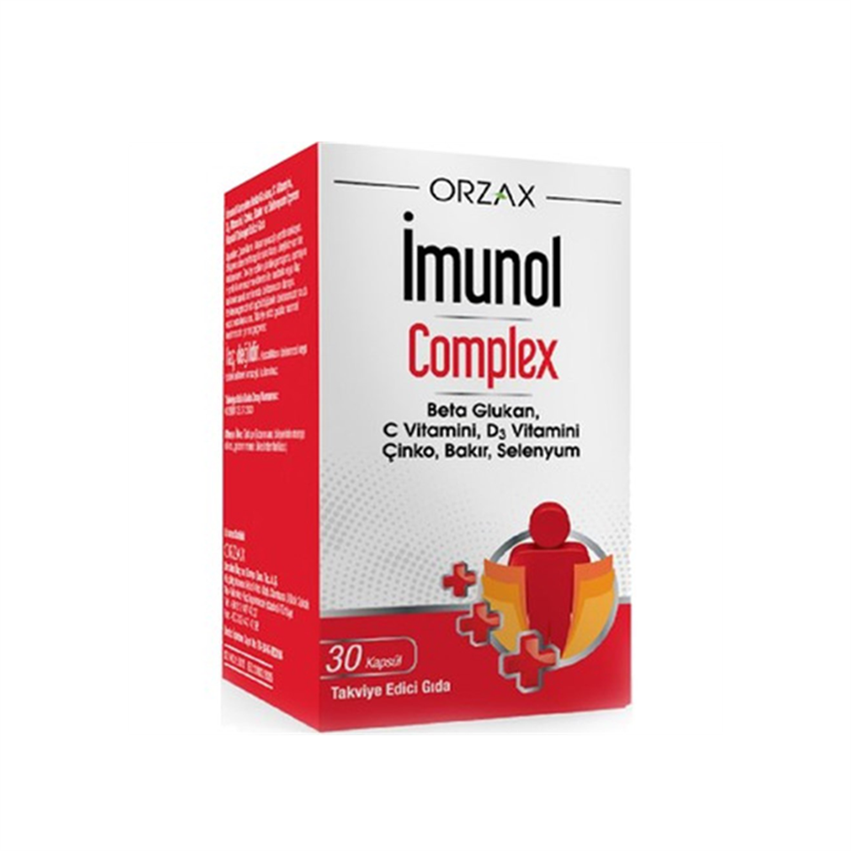 Orzax Imunol Complex 30 Kapsül - Vitamin-Mineral - Orzax