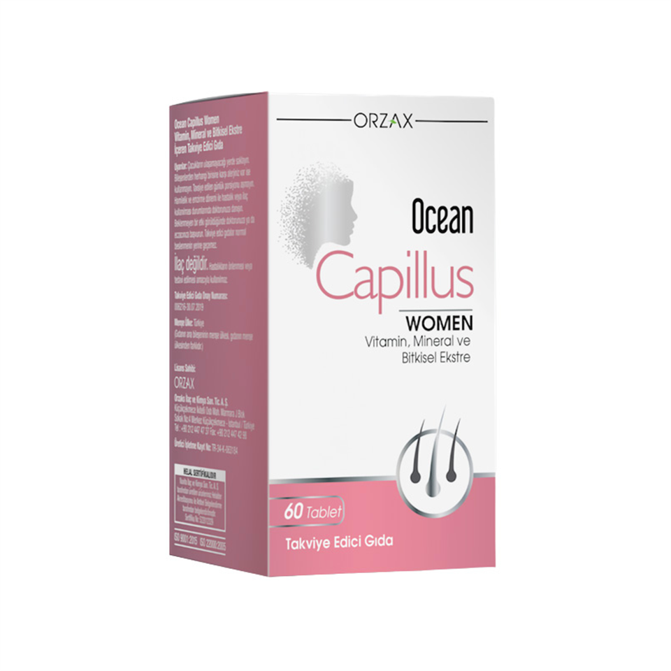 Orzax Ocean Capillus Women 60 Tablet - Vitamin-Mineral - Orzax