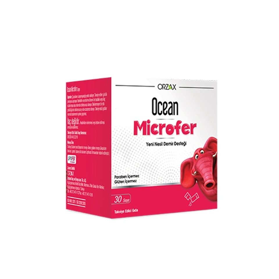 Orzax Ocean Microfer 30 Saşe - Vitamin-Mineral - Orzax