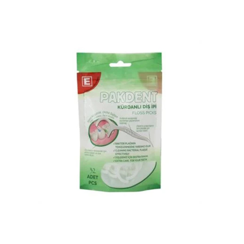 Pakdent Kürdanlı Diş İpi 32 Adet - Yeni ürünler - Diğer