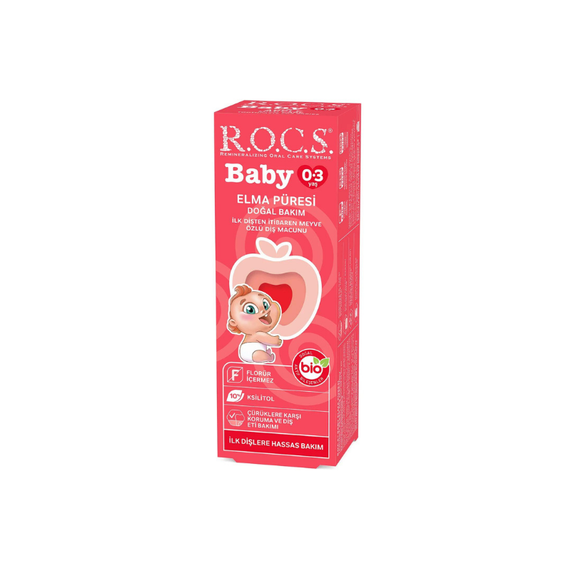 Rocs Baby Elma Püresi Diş Macunu 45 g - Yeni ürünler - Diğer