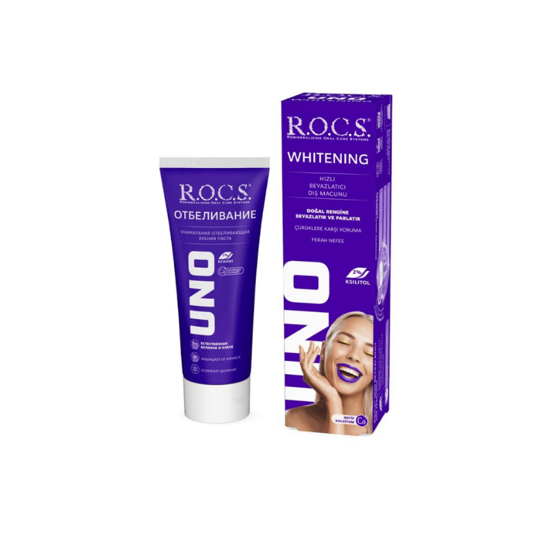 Rocs Uno Whitening Diş Macunu 60 ml - Yeni ürünler - Diğer