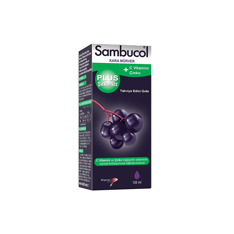 Sambucol Plus Karamürver 120 ml - Vitamin-Mineral - Sambucol