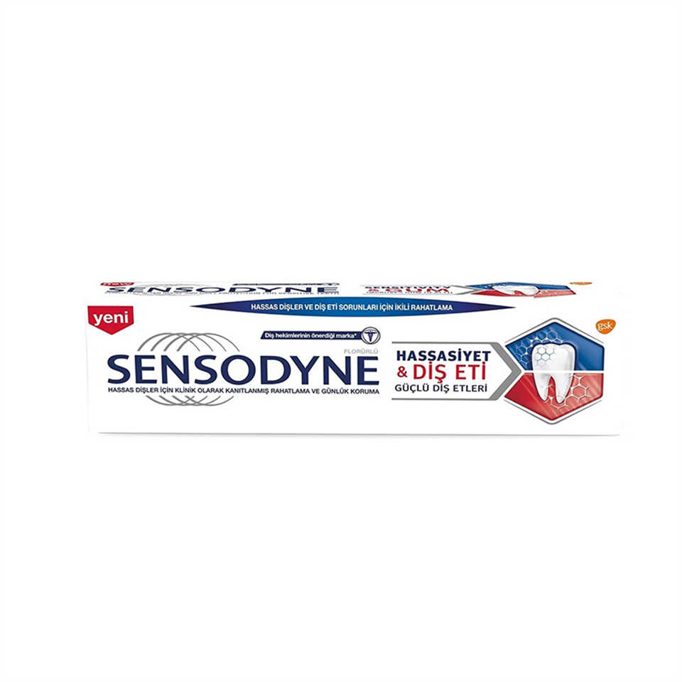 Sensodyne Beyazlatıcı Hassasiyet ve Diş Eti Diş Macun 75 ml - Yeni ürünler - Diğer