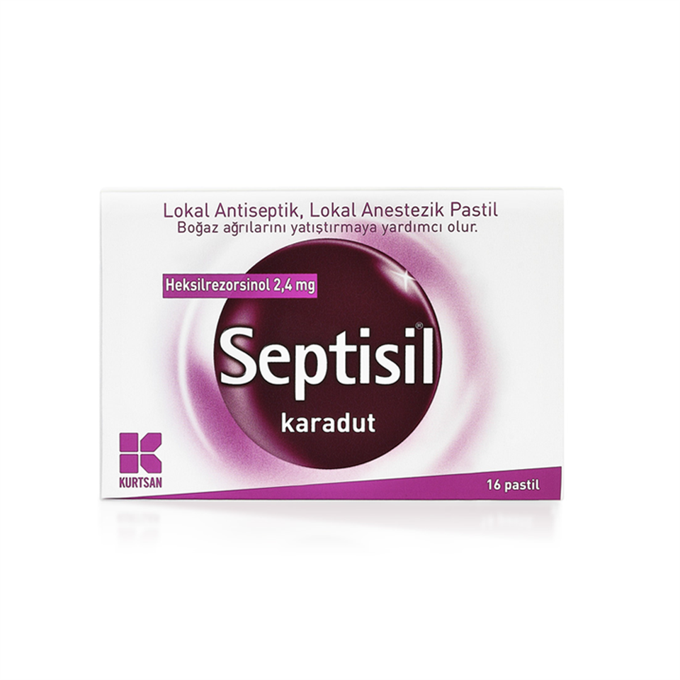 Septisil Karadut 16 Pastil - Pastil - Otacı