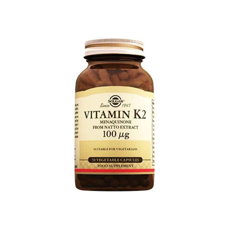 Solgar Vitamin K2 100 mg 50 Kapsül - Vitamin-Mineral - Solgar