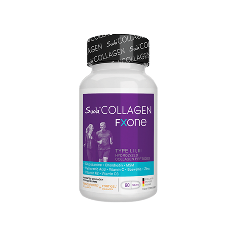 Suda Collagen Fxone TYPE 1,2,3 60 Tablet - Kolajen - Suda Collagen