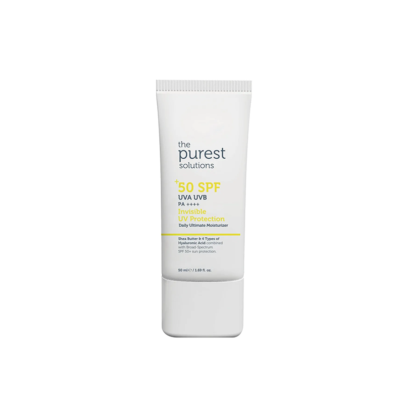 The Purest Solutions Nemlendirici Etkili Spf 50 Güneş Koruyucu Krem 50 Ml - Yetişkin Güneş Koruyucu - The Purest Solutions