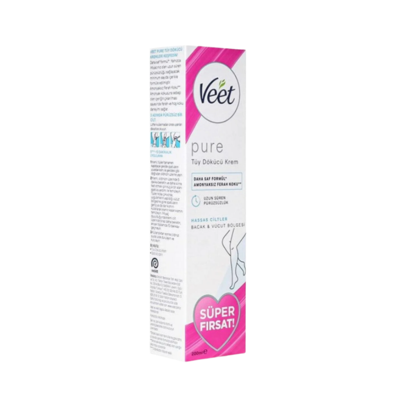 Veet Pure Hassas Cilt Tüy Dökücü Krem Süper Fırsat 200 ml - Yeni ürünler - Diğer