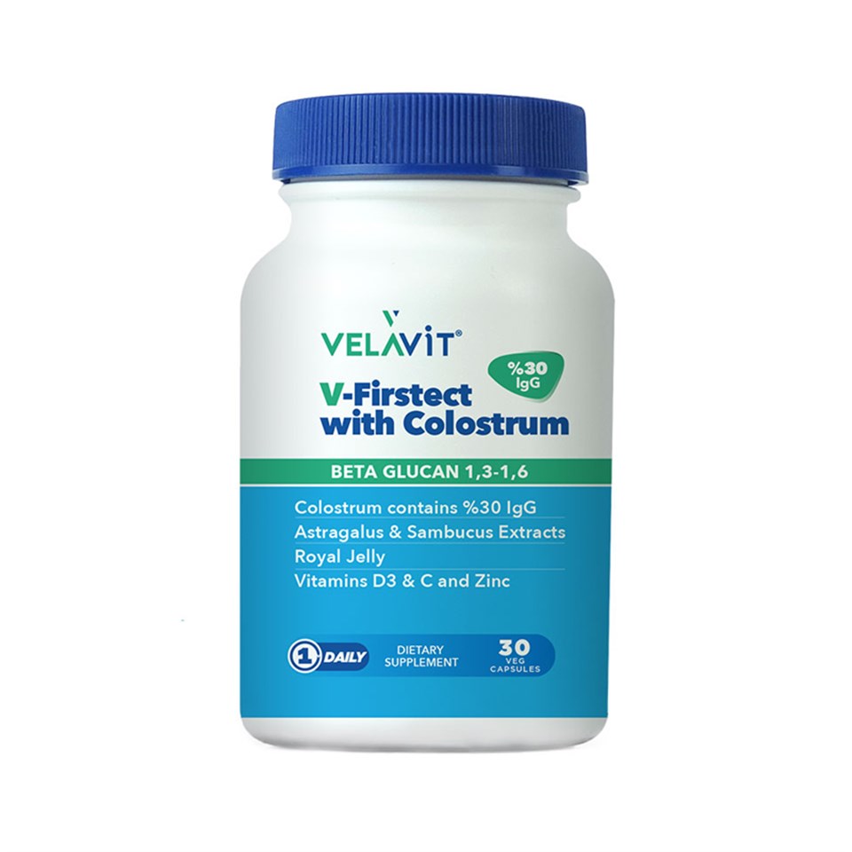 Velavit V-Firstect with Colostrum 30 Kapsül - Yeni ürünler - Diğer