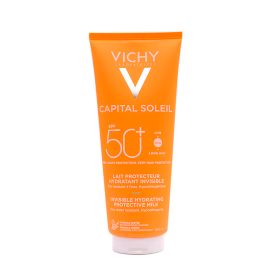 Vichy Capital Soleil Spf 50 + Yüz ve Vücut Güneş Sütü 300 ml - Yetişkin Güneş Koruyucu - Vichy