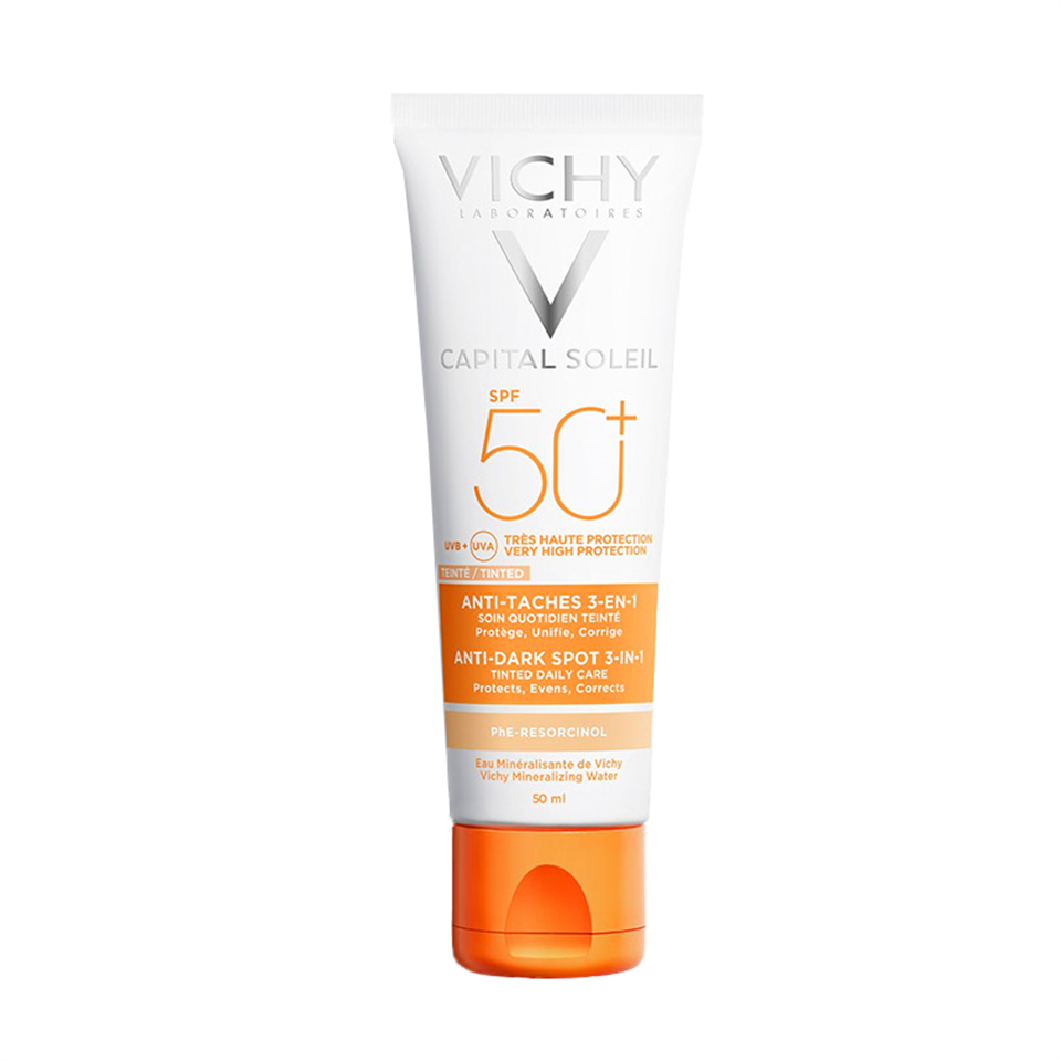 Vichy Ideal Capital Soleil Spf 50+Yüz Güneş Kremi 50 ml - Yetişkin Güneş Koruyucu - Vichy