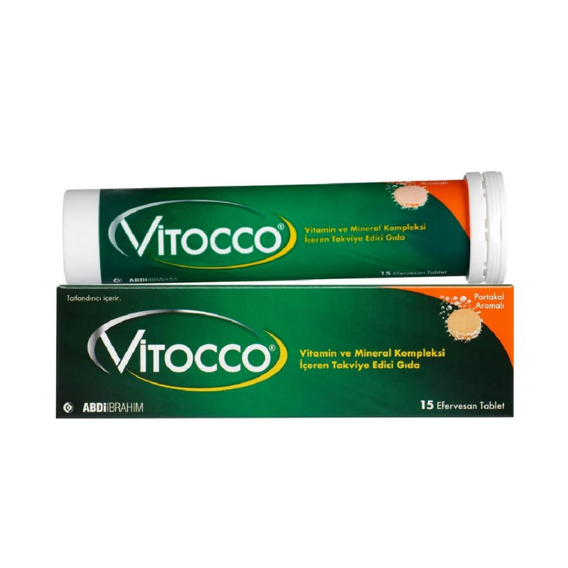 Vitocco Efervesan Tablet 15 Adet - Vitamin-Mineral - Vitocco