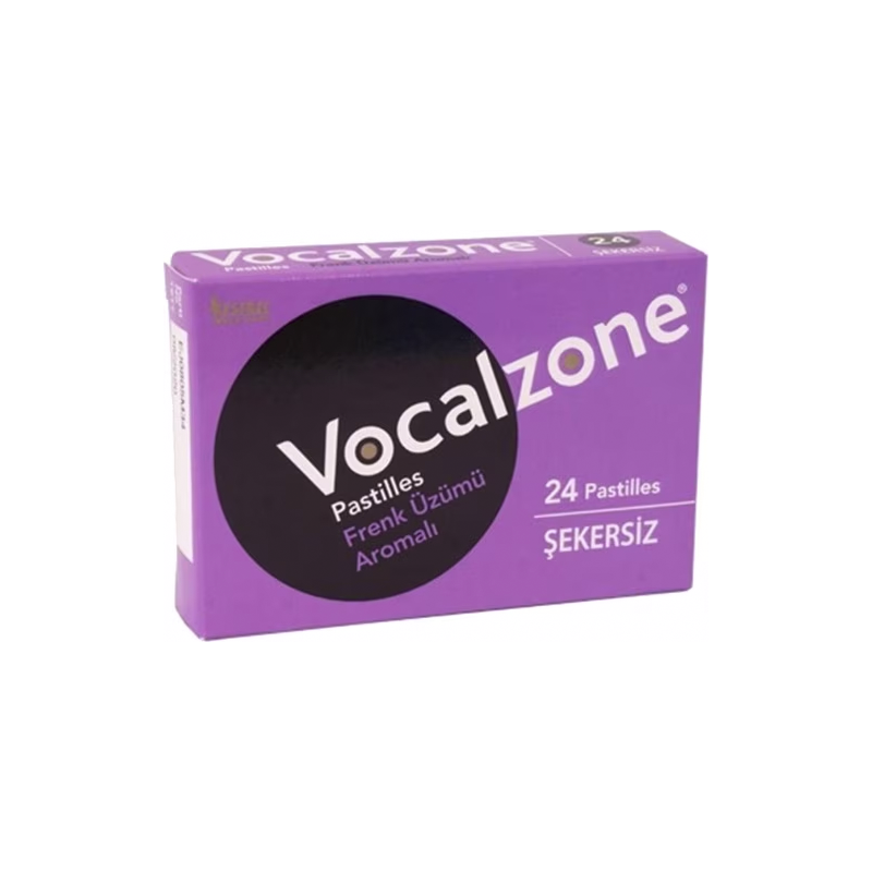 Vocalzone Frenk Üzümü Aromalı 24 Pastil - Pastil - Vocalzone