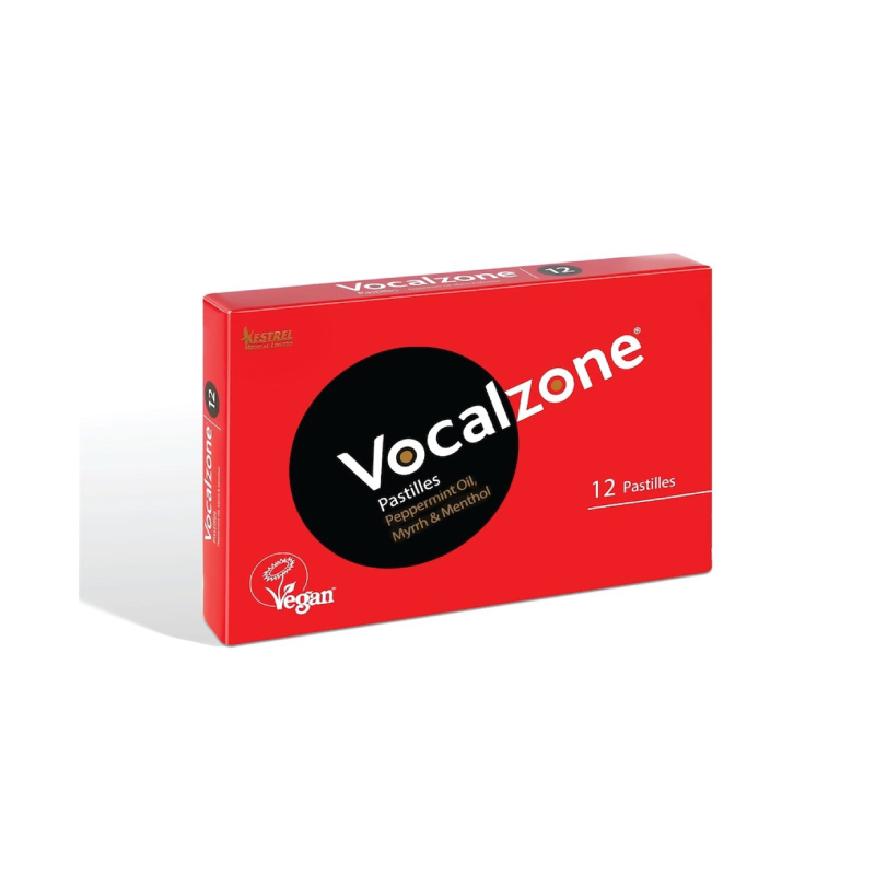 Vocalzone Pastil 12 Adet Nane Yağı Mentol - Pastil - Vocalzone