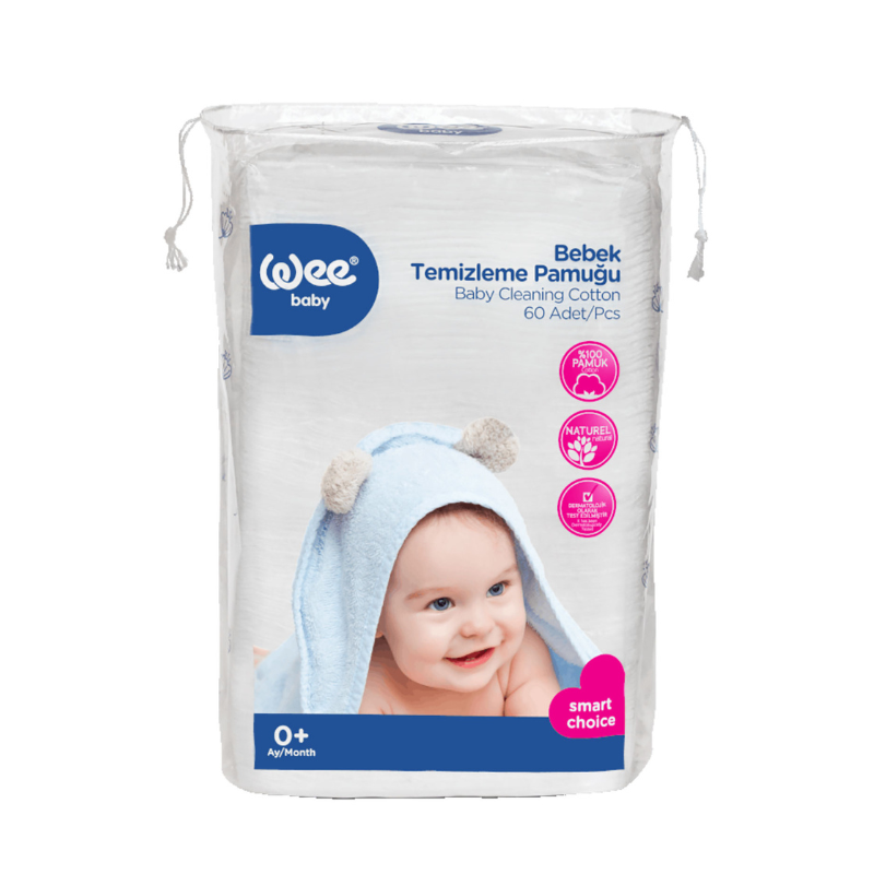 Wee Baby Bebek Temizleme Pamuğu 60 Adet - Yeni ürünler - Diğer