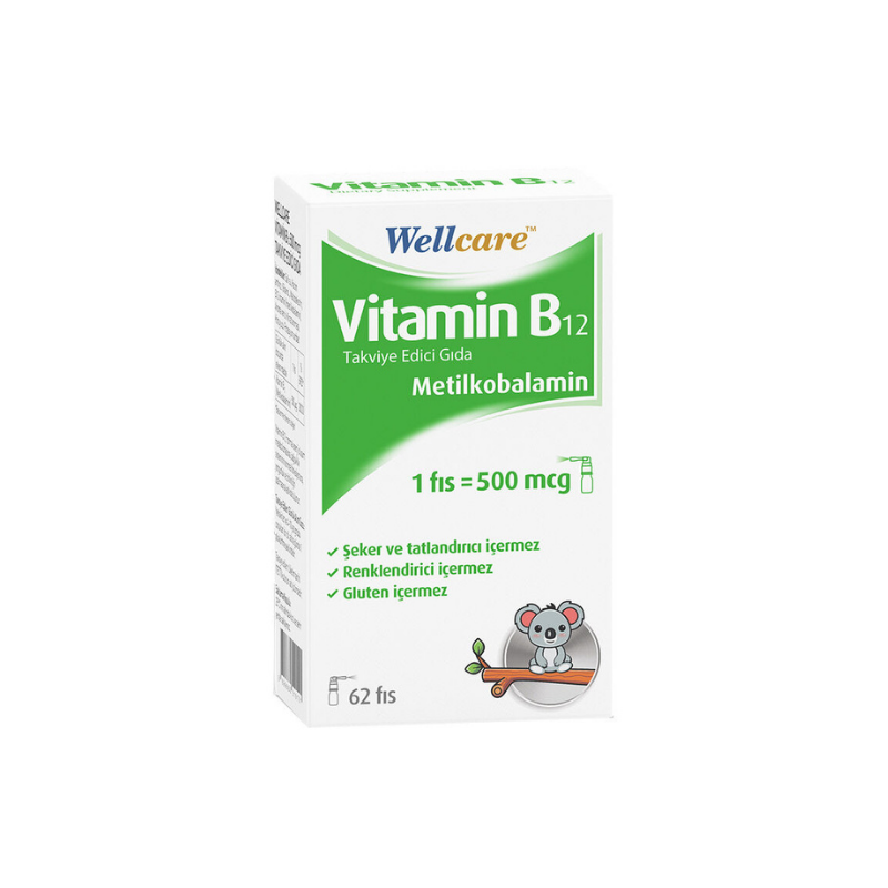 Wellcare Vitamin B12 500 mcg Sprey 50 ml - Yeni ürünler - Diğer