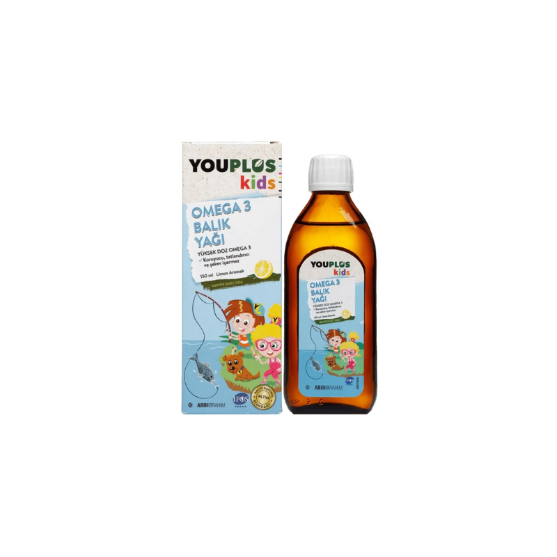 YouPlus Kids Omega 3 Balık Yağı 150 ml - Yeni ürünler - Diğer