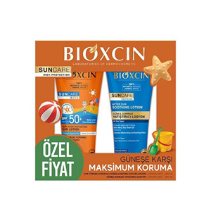 Bioxcin Çocuk Güneş Losyonu 200 ml + Güneş Sonrası Yatıştırıcı Losyon 200 ml - Yeni ürünler - Diğer