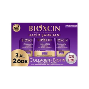 Bioxcin Collagen ve Biotin Hacim Şampuan 300 ml 3 al 2 öde - Yeni ürünler - Diğer
