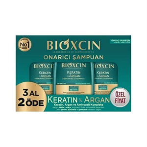Bioxcin Keratin ve Argan Onarıcı Şampuan 300 ml 3 al 2 öde - Yeni ürünler - Diğer