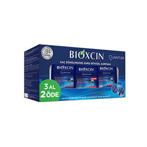 Bioxcin Quantum 3 al 2 öde Saç Dökülmesine Karşı Kuru/Normal Saçlar İçin Bitkisel Şampuan - Şampuan - Bioxcin