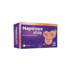 Magnimore Allday Magnezyum ve Vitamin B6 Takviye Edici Gıda 60 Tablet - Yeni ürünler - Diğer