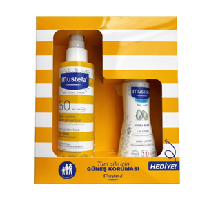 Mustela Güneş Losyonu SPF50+ 200 ml + Vücut Losyonu 100 ml - Yeni ürünler - Diğer