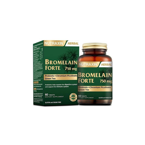 Nutraxin Bromelian Forte 750 mg 60 Tablet - Yeni ürünler - Diğer