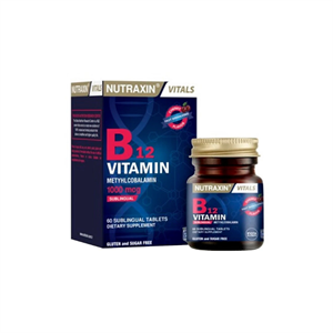 Nutraxin Methylcobalamin B12 1000 mcg 60 Adet Dil altı Tablet - Yeni ürünler - Diğer