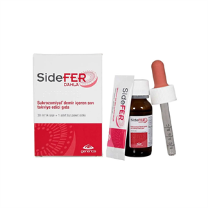 Sidefer Damla 30 Ml Şişe + 1 Stik - Vitamin-Mineral - Sidefer